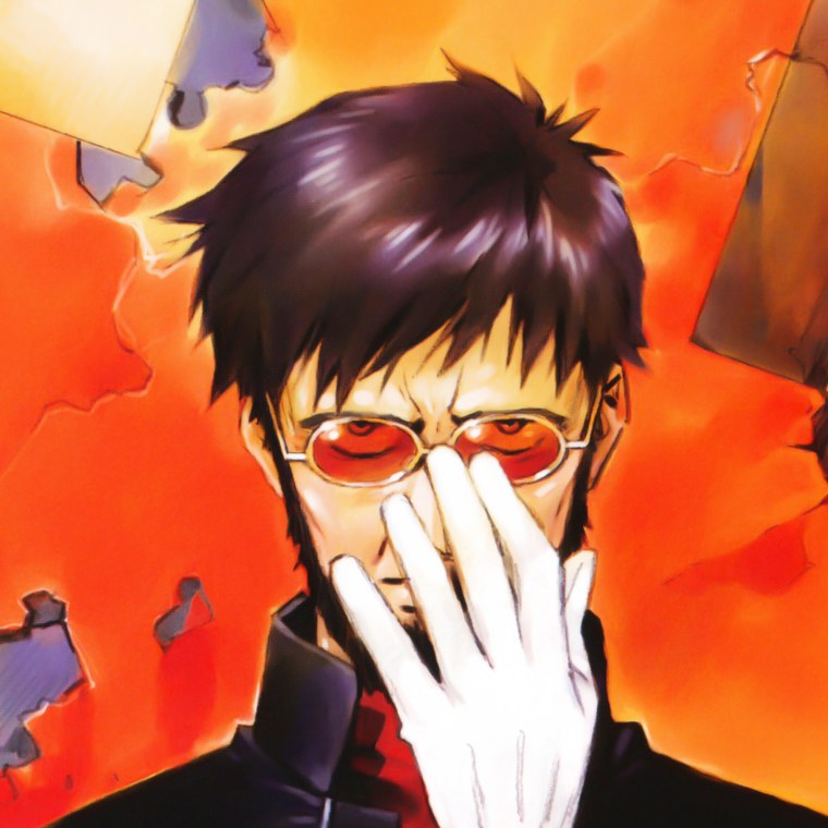 Икари Гендо лысый