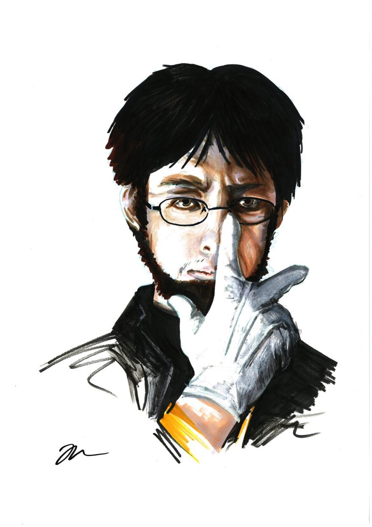 Икари Гендо Евангелион рука Адама