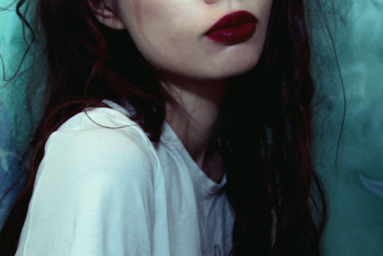 Губы девушки