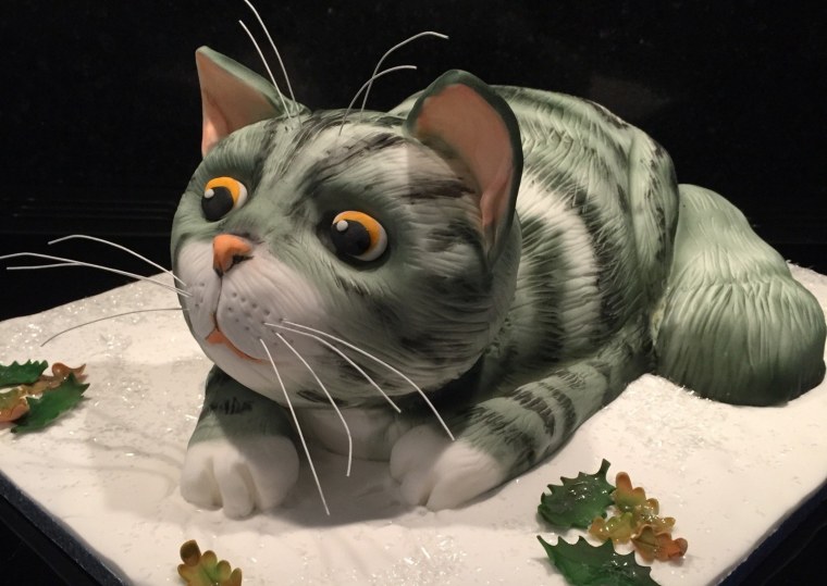 Торт в форме кота