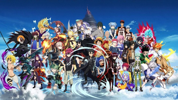 Популярные аниме персонажи