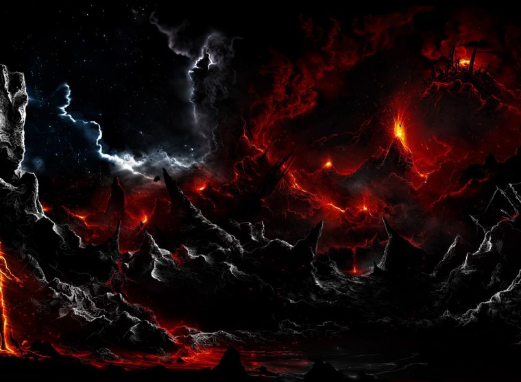 Красно черный арт