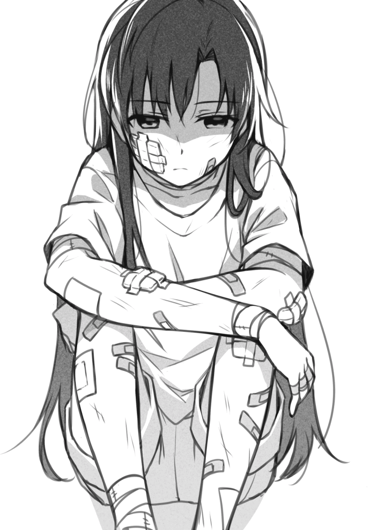 Грустное аниме темное