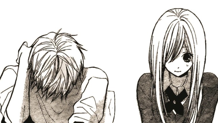 Аниме тянки плачут черно белые