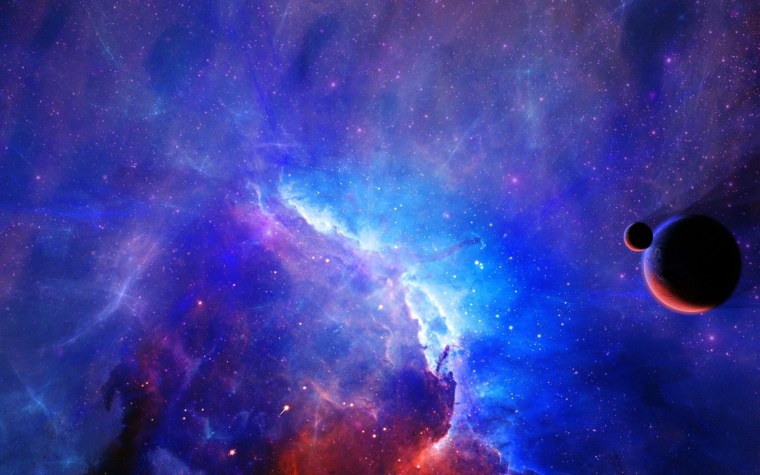 Туманности в космосе