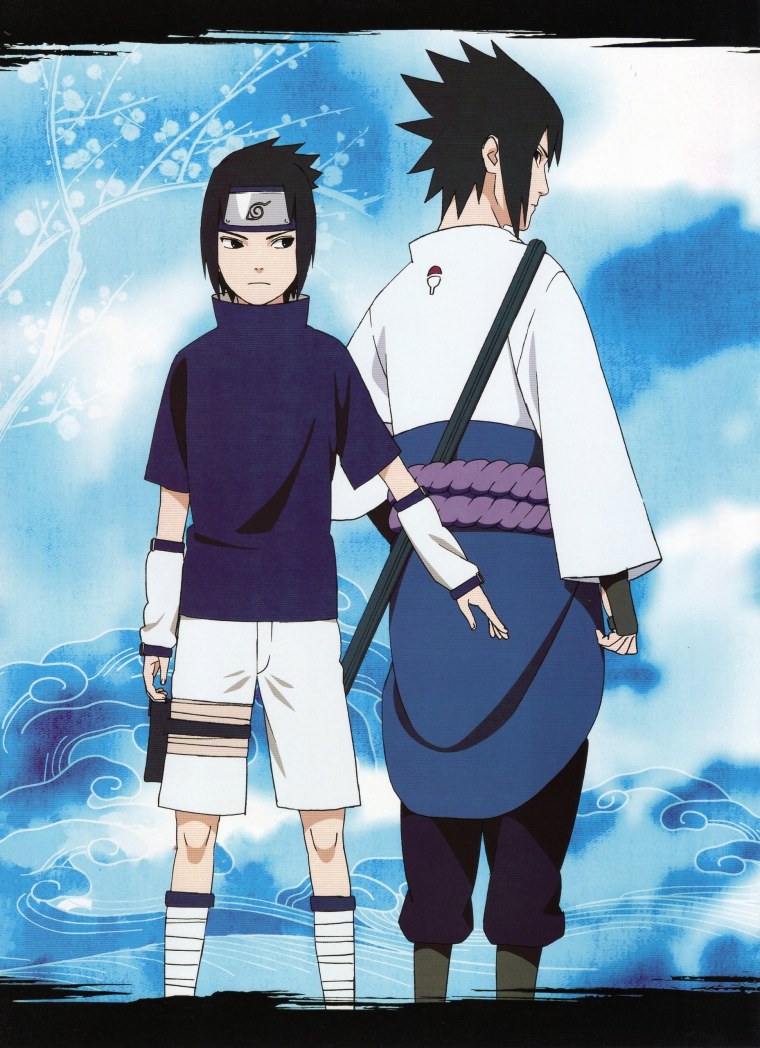 Итачи и Саске в детстве кадры