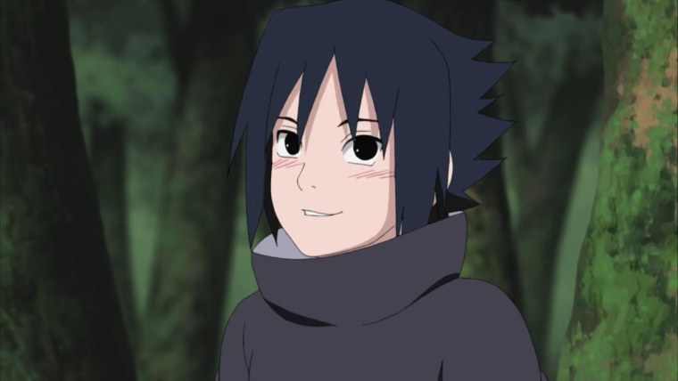 Саске плачет скрин