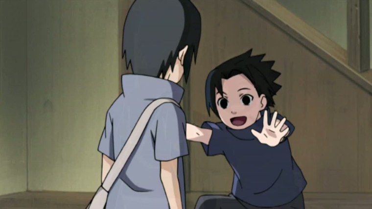 Итачи и маленький Наруто