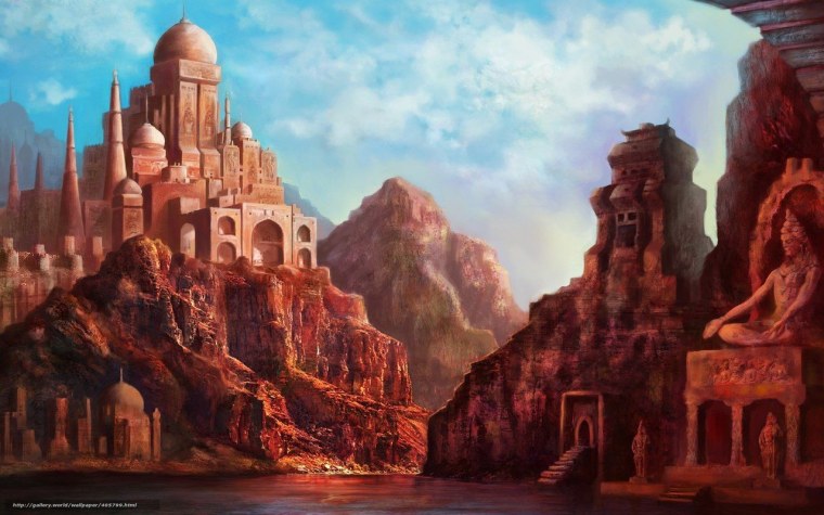 Фэнтези город