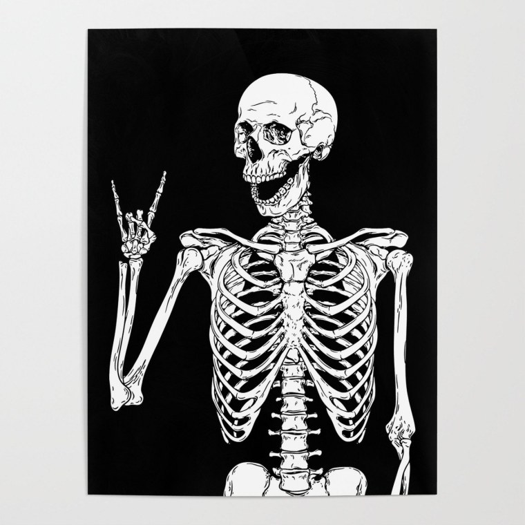 Огненный скелет