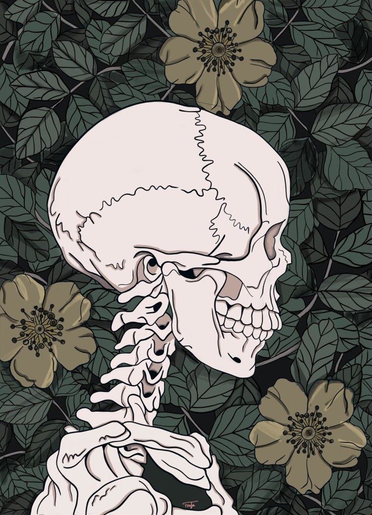 Скелеты целуются