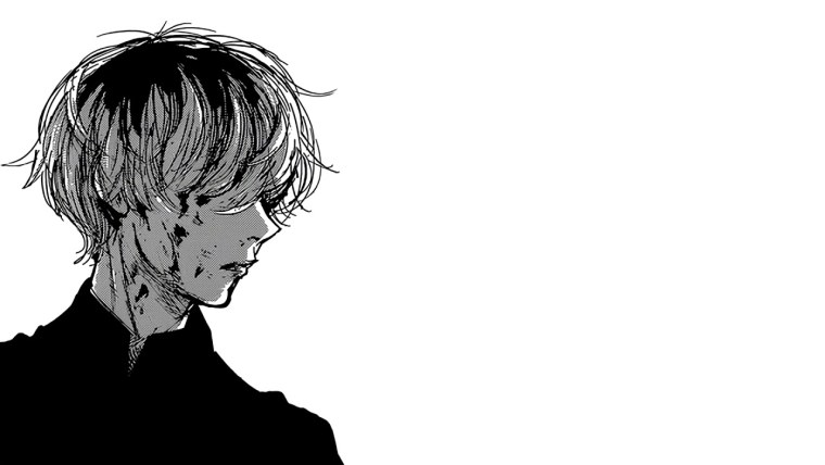 Сасаки Хайсе чёрно белый