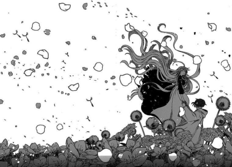 Аниме обои на телефон черно белые