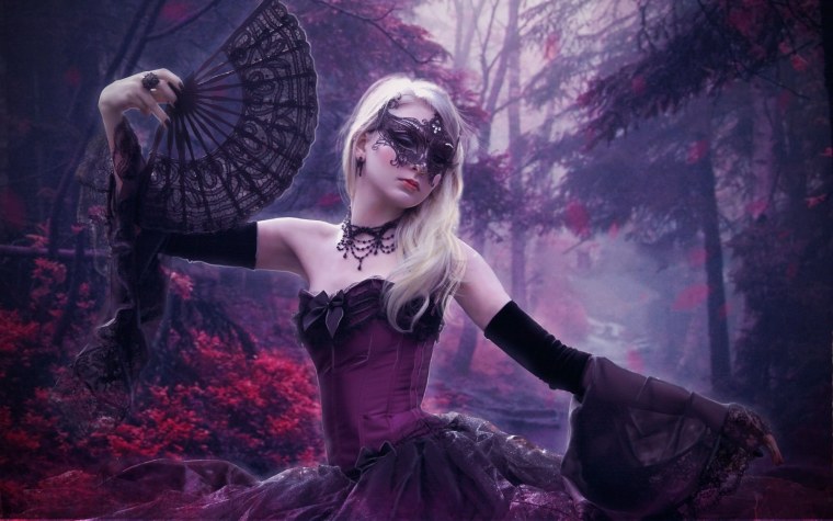 Красивые мистические девушки