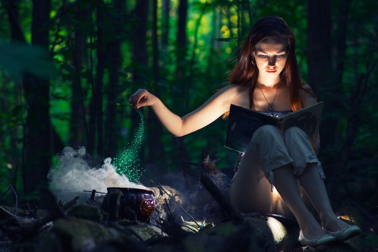 Фотосессия в стиле ведьмы
