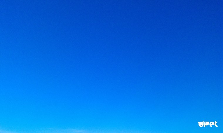 Голубое небо без облачковы