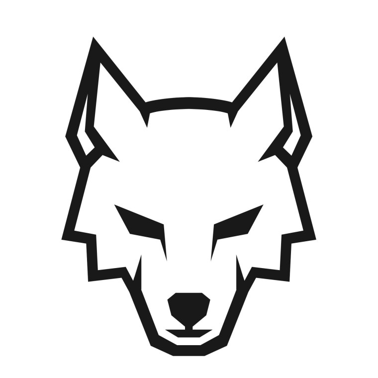 Волк стикер