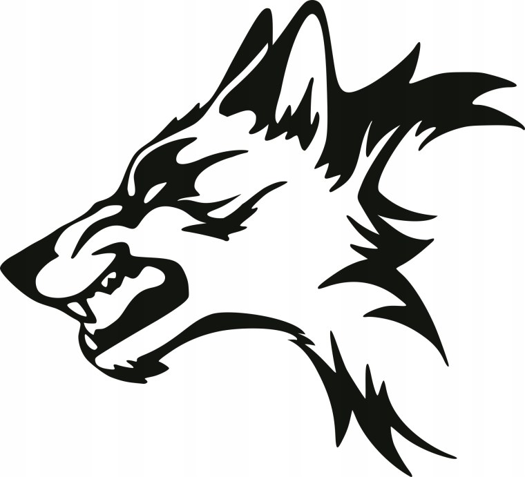 Морда волка трайбл