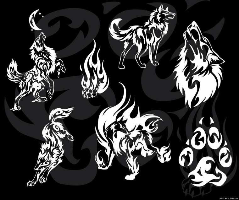 Голова волка