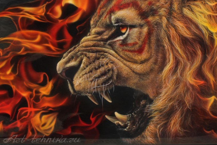 Огненный Лев Кумадори