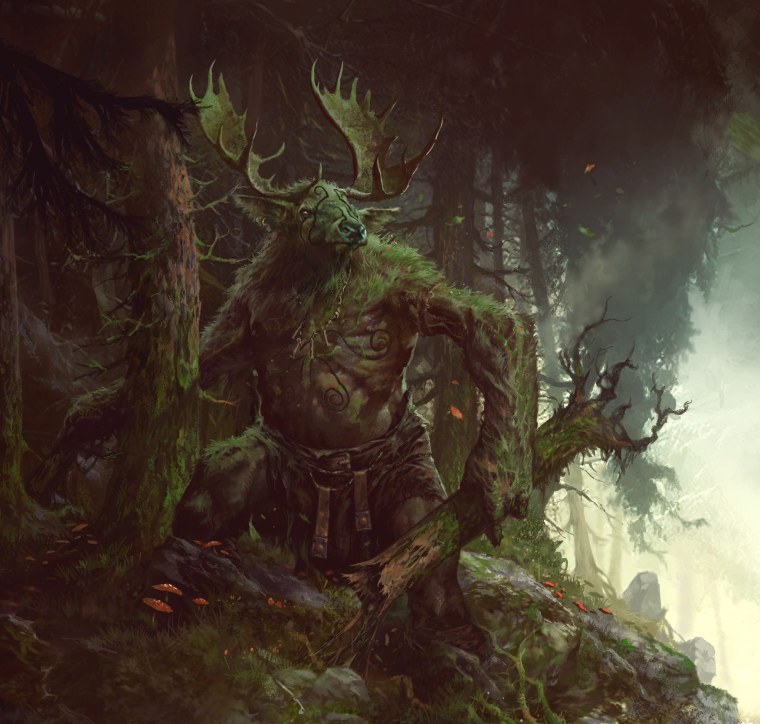 DND дикий Лесной монстр друид