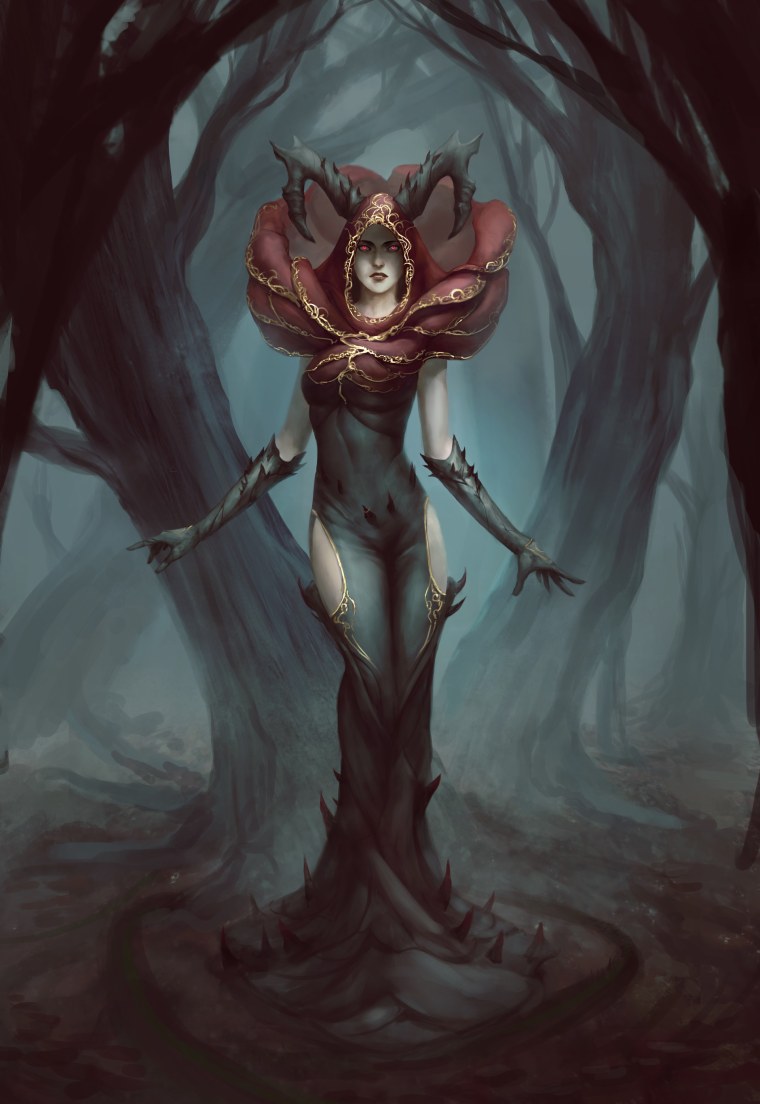 Энт фэнтези девушка