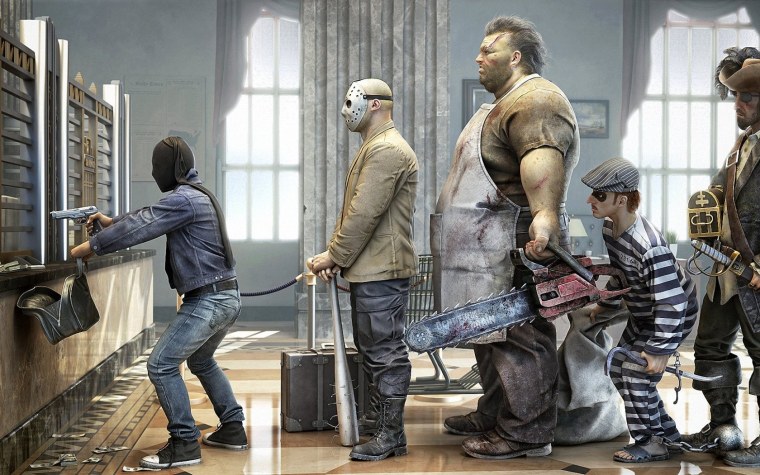 Группа мужчин