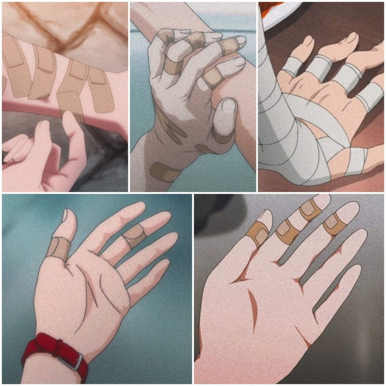 Пластыри на пальцах Эстетика