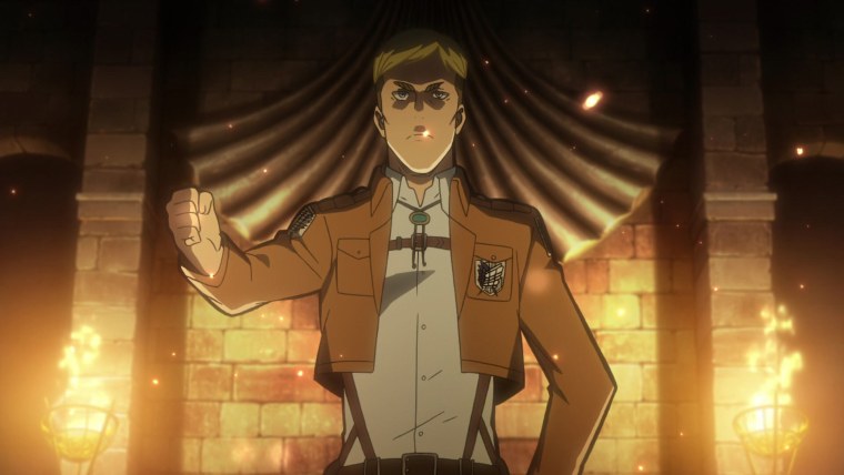 Глаза Эрена атака титанов