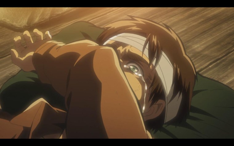 Атака титанов грустные моменты