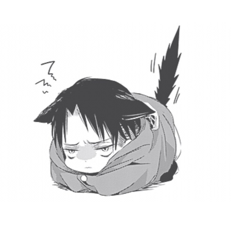 Атака титанов Леви Аккерман улыбается