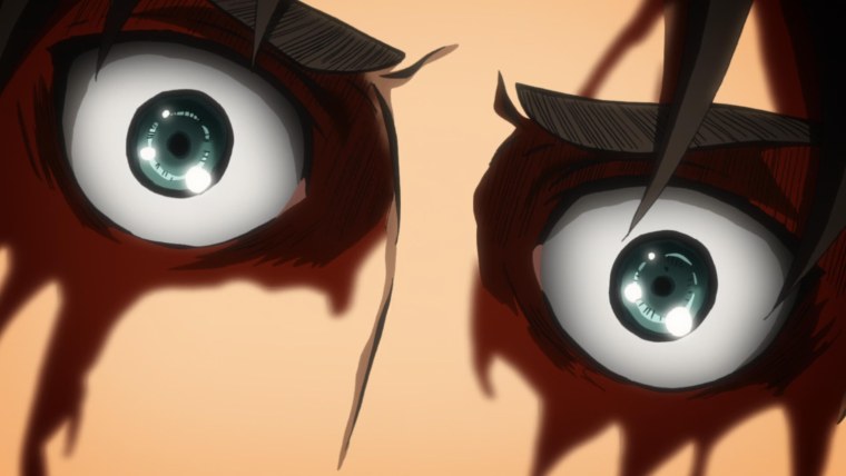 Атака титанов гиф глаза