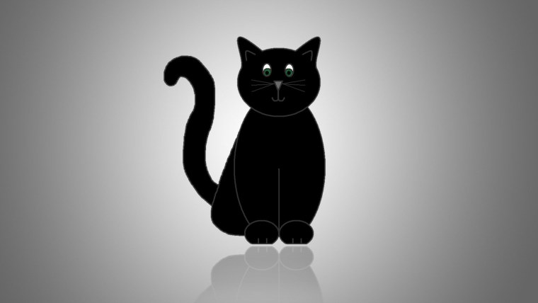 Черный кот в черной комнате