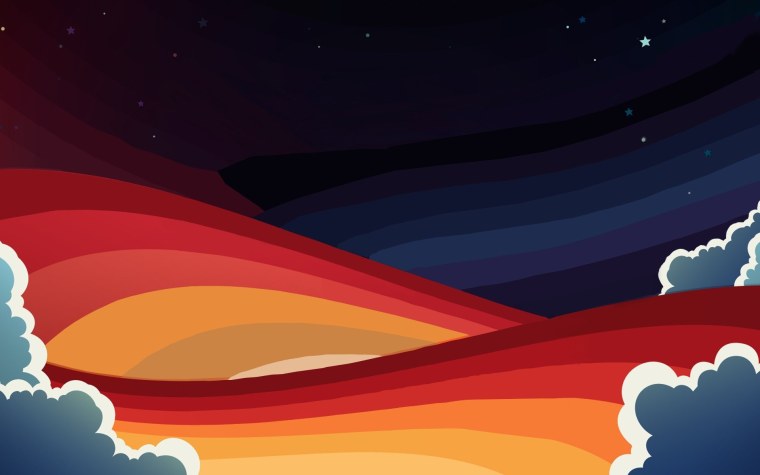 Небо мультяшное