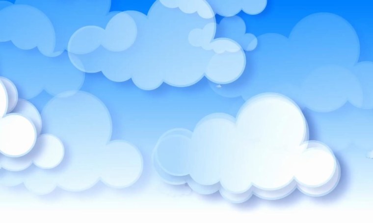 Небо облака вода