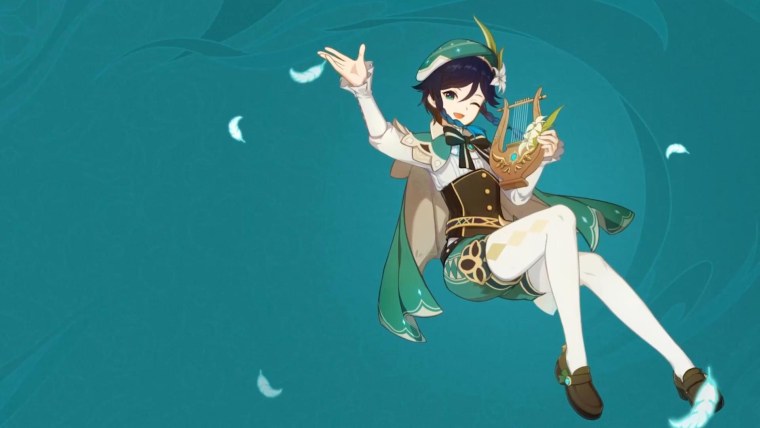 Живые обои Геншин Венти