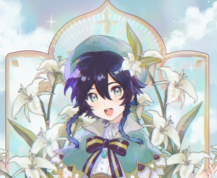 Венти Геншин Сесилии