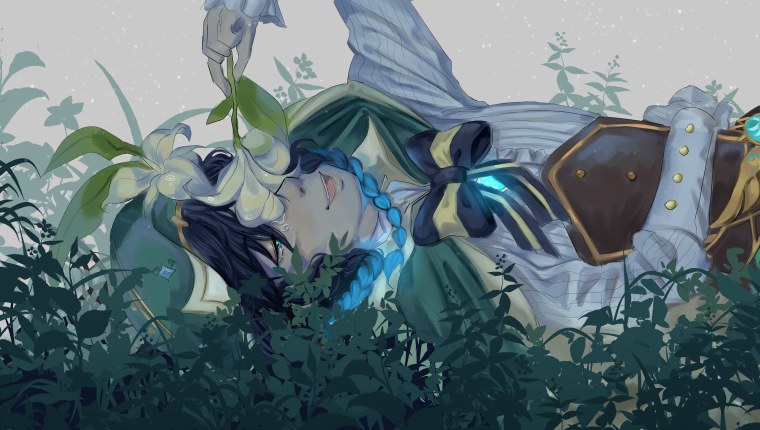 Обои с Венти Геншин Импакт