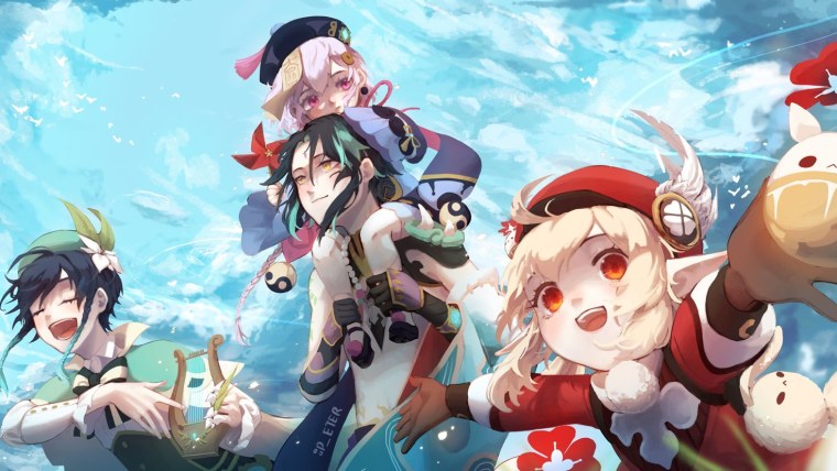 Геншин Импакт Венти 4 k