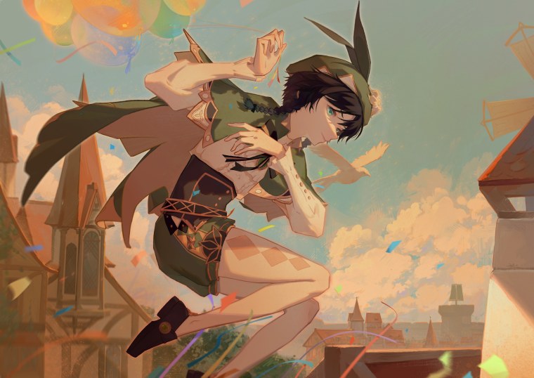 Тома Геншин арт