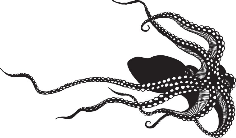 Щупальца осьминога вектор