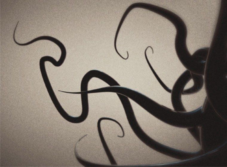 Теневые щупальца у человека