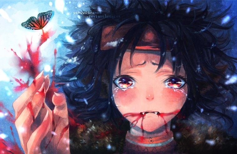 Девушка плачет арт