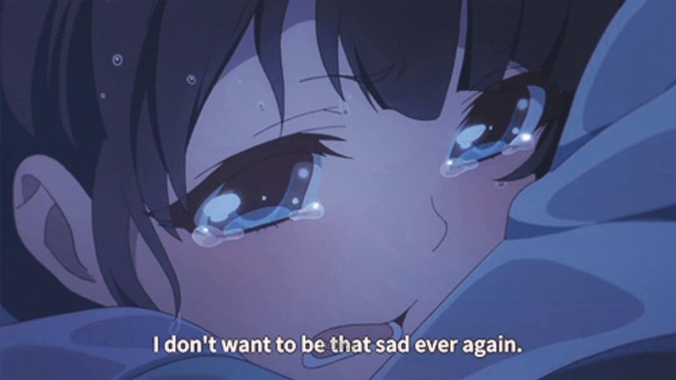 Вайолет эваргарден плачет