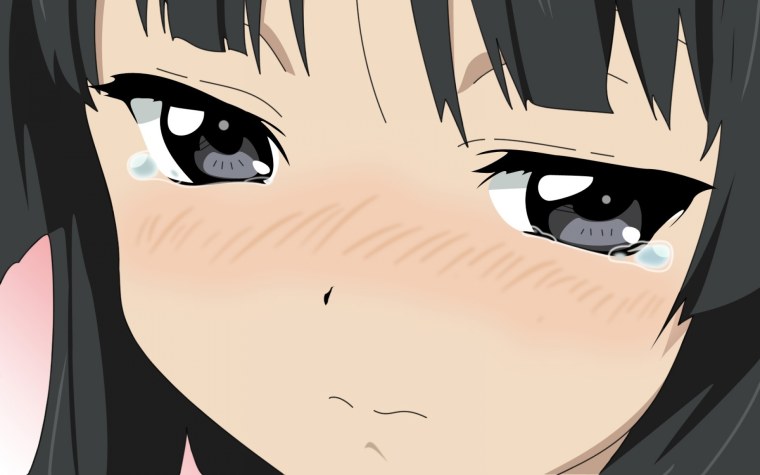 Аниме девочка плачет