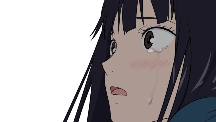 Савако Куронума плачет