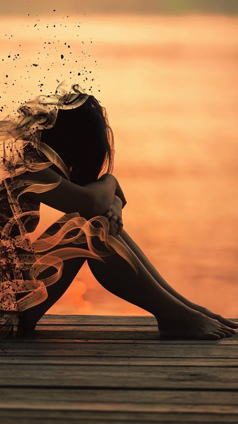 Грусть море на аву