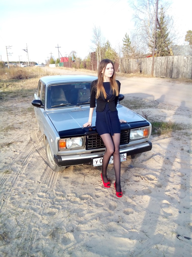 ВАЗ 2107 С бабой