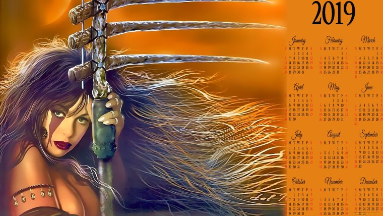 Дева воительница фэнтези