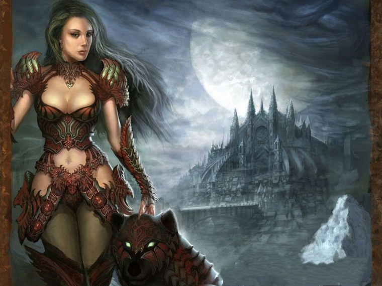 Фэнтези девушки воительницы красивые